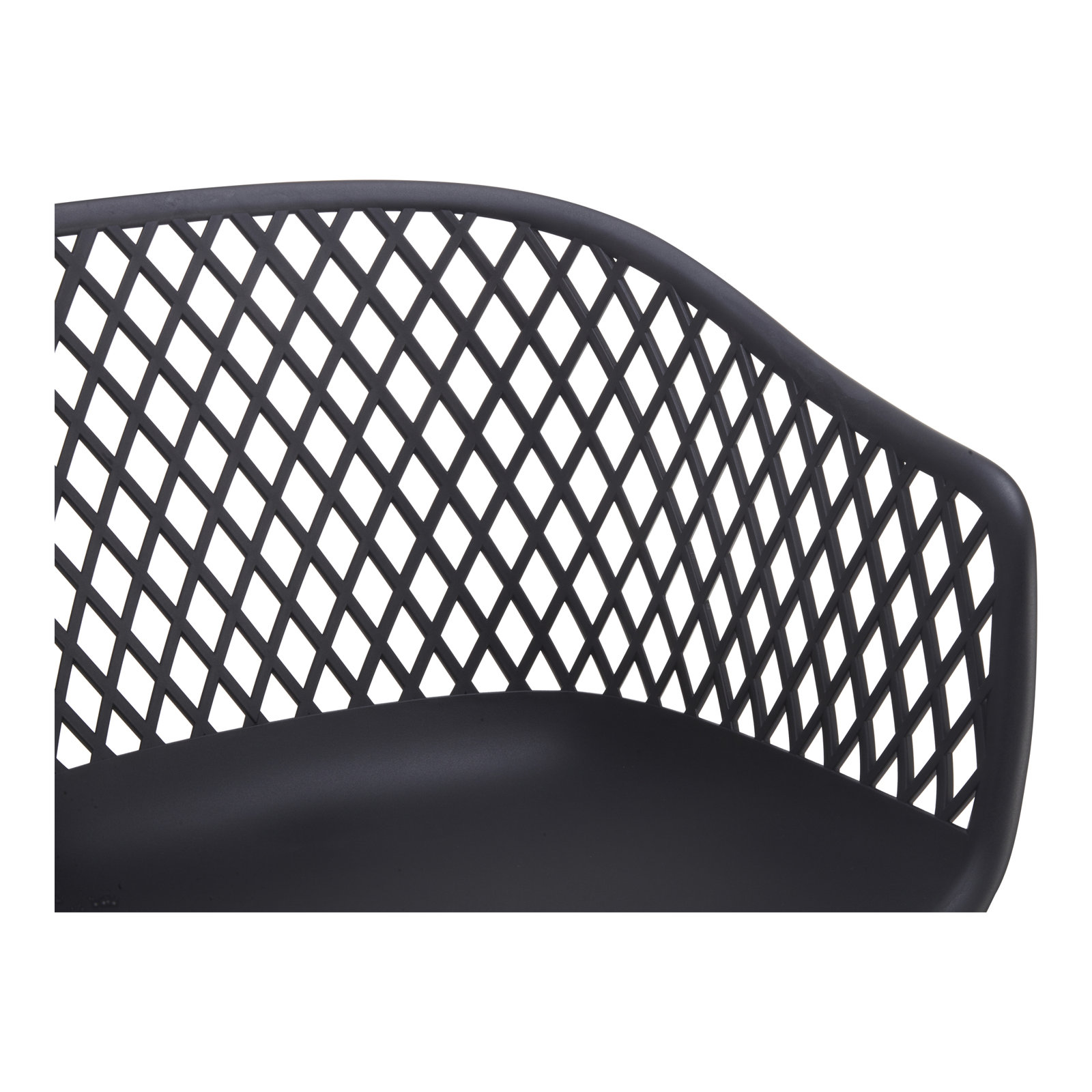 Newark Patio Dining Armchair, Black