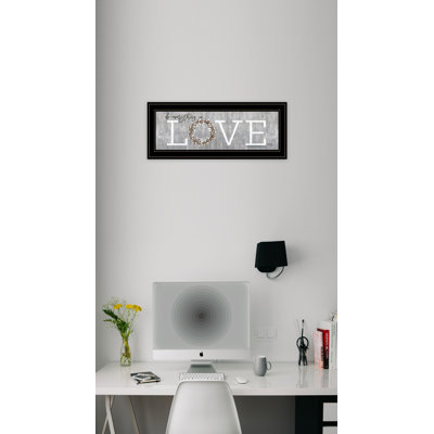 «Love Do Everything In Love», impression murale encadrée