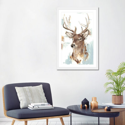 Reproduction d’art « modern Deer Mount II » par Ethan Harper