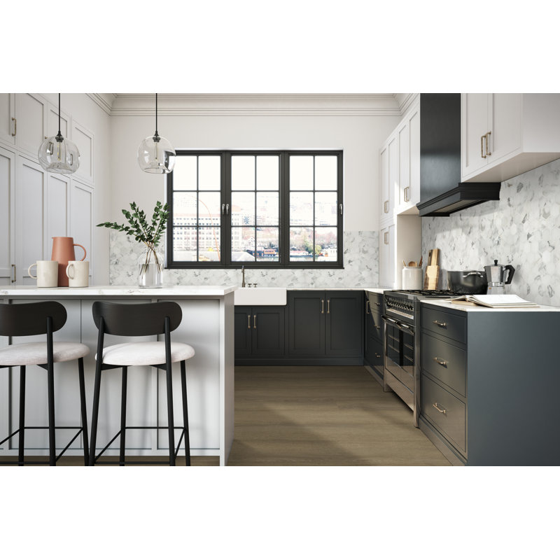 Harper Granger Oak 7 in. x 48 in. 4.4mm 12mil Waterproof Rigid Core Luxury Vinyl Plank Flooring, Granger Oak