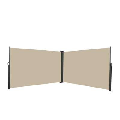 Auvent latéral rétractable 276 po x 71 po, imperméable et résistant aux rayons UV