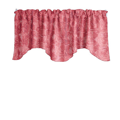 Floral Scalloped Window Valance