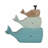 Cohl 9" H Polyresin Whale Stack Figurine