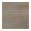 Table basse ovale avec tablette
