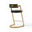 Chavez - Pleather + Gold Counter Stool-343300191