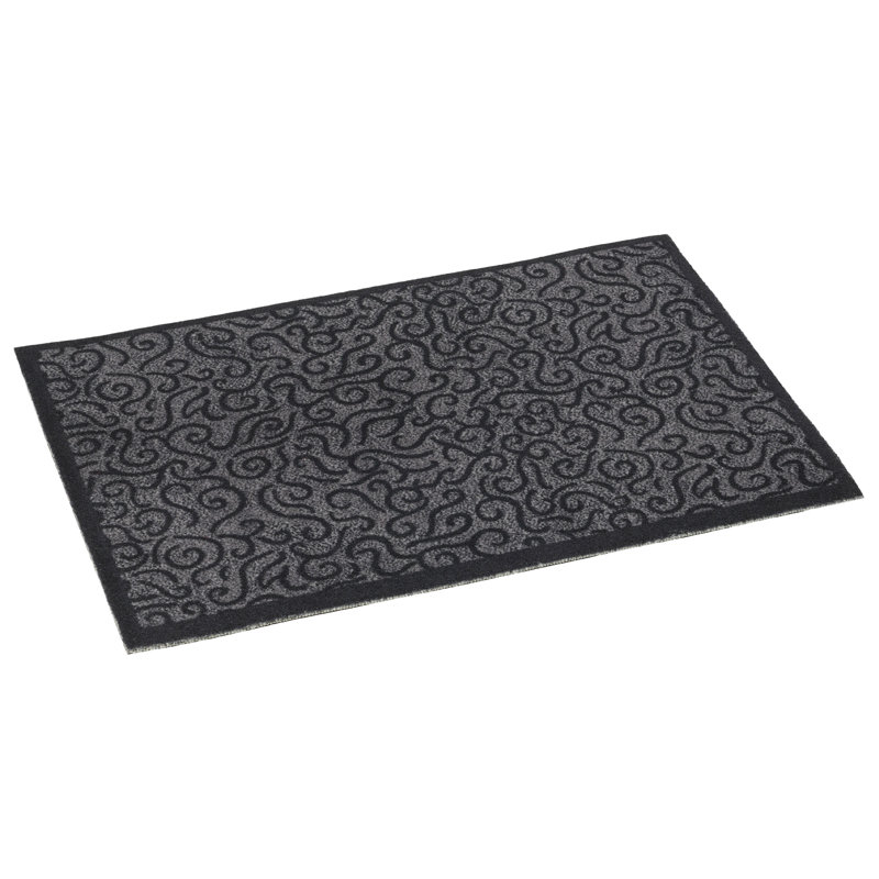 Halfeti Door Mat, Anthracite, 0.5cm H x  90cm W x 120cm D