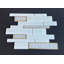 Random Sized Glass Linear Mosaic Wall Tile