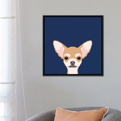 Chihuahua (poil court), impression sur toile tendue