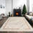 Monaco Series Abrstract Black/Gray/Ivory/Beige Area Rug-578247161