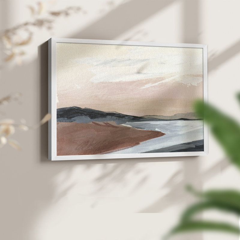Paynes Coast I -Framed Print - Restickable, 16" H x 20" W