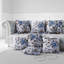 Coussin en faux suède Cobalt Meadow-111762227-111762233