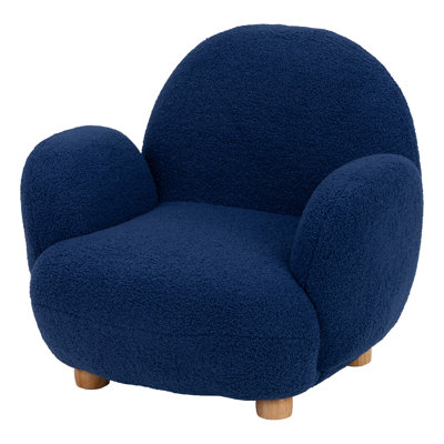 Fauteuil de lecture confortable pour enfants avec accoudoirs - Chaise d'appoint rembourrée robuste pour tout-petits, chambre d'enfant, salon, école maternelle, garderie - tissu ours en peluche