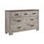 Commode 7 tiroirs avec miroir Giahnna