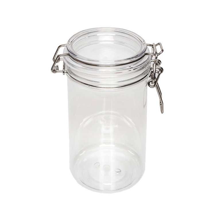 Wire Clasp PET Jar Spice Jar Seal Paint Oil Storage Jar Container Lock (Set of 6) Prep & Savour 