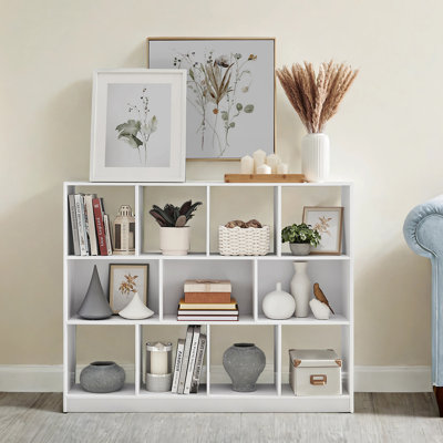 3-Tier Bookshelf, Bookcase, Book Shelf, For Living Room, Home Office, Dining Room by Ebern Designs