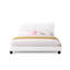 Lit capitonné moderne avec tête de lit ajustable, similicuir, blanc, King-1247461251-1273797709