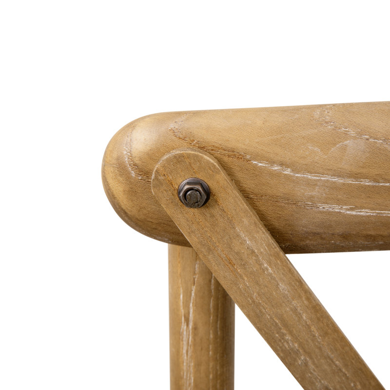 18'' H Solid Wood Stacking Side Chair
