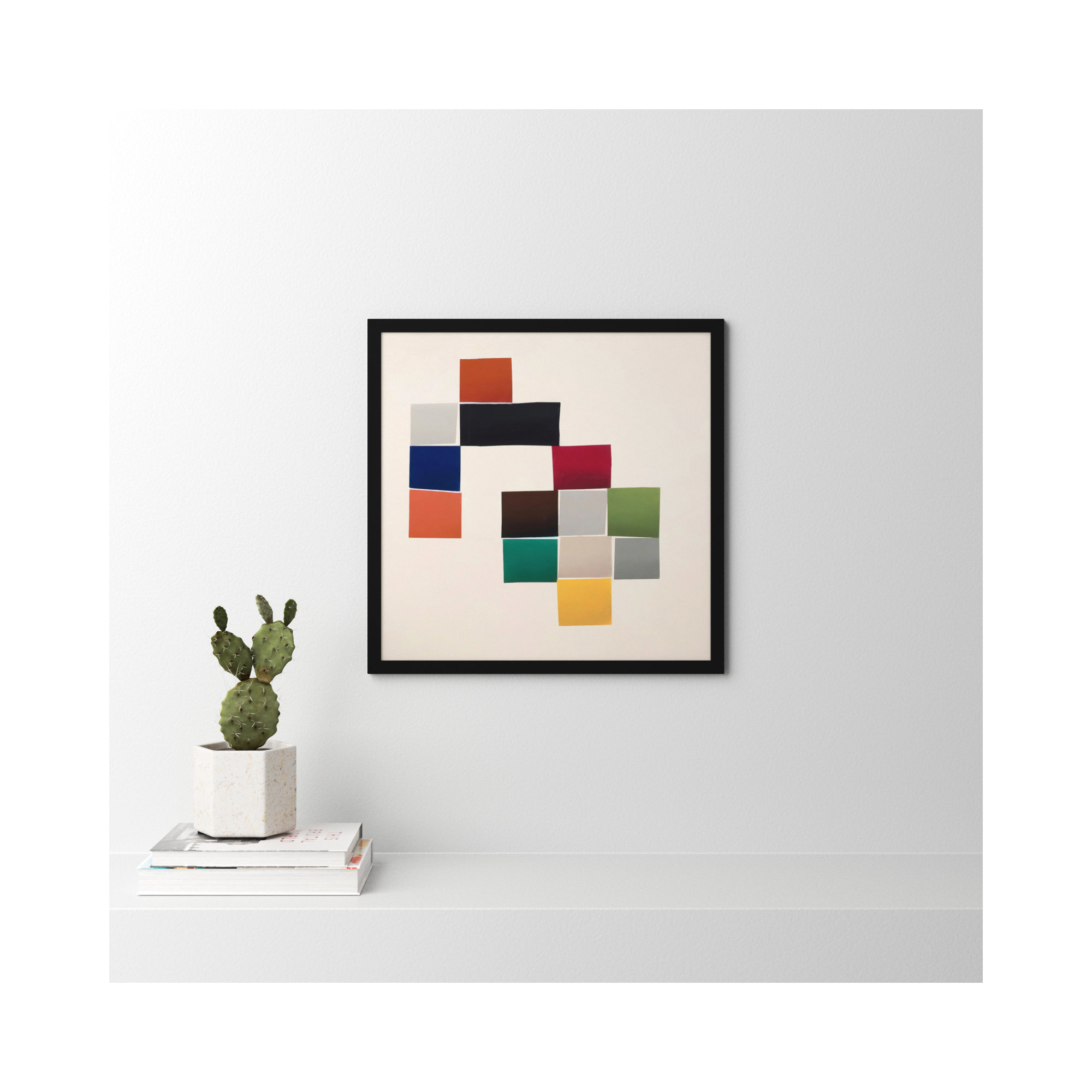 Jewels 3 by Lee Lessem, Black Framed, 24" W x 24" H