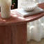 Console simple en marbre rouge