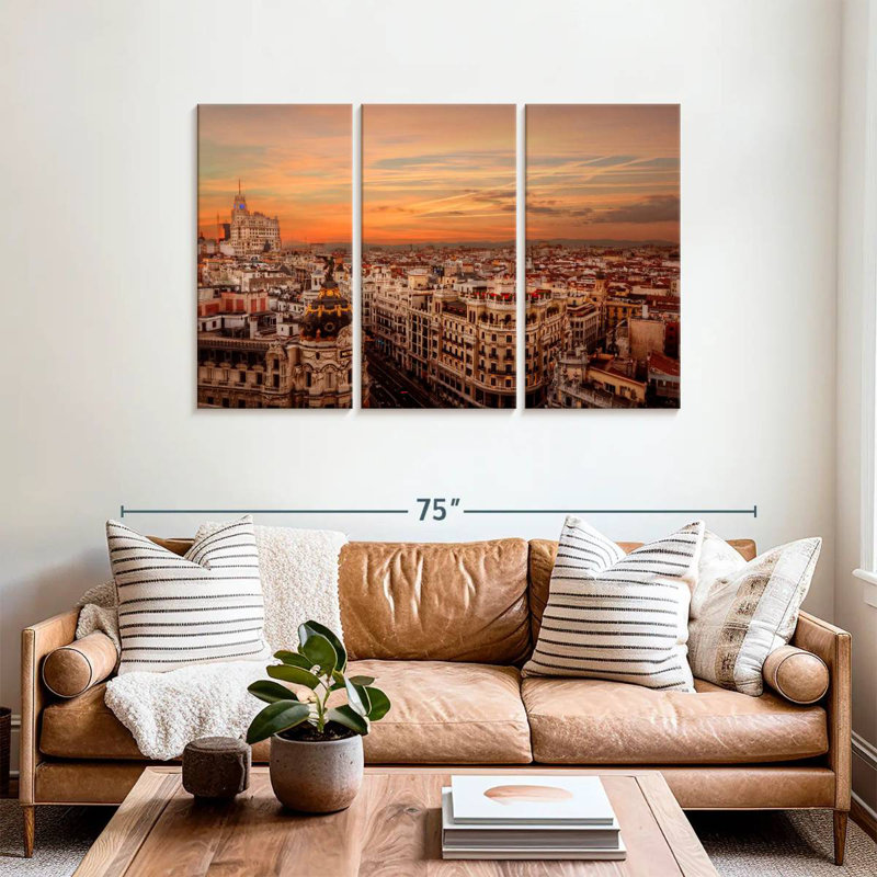 Sireci Madrid Sunset, 36" H x 57" W
