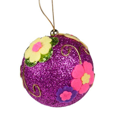 10cm Plants & Flowers Bauble