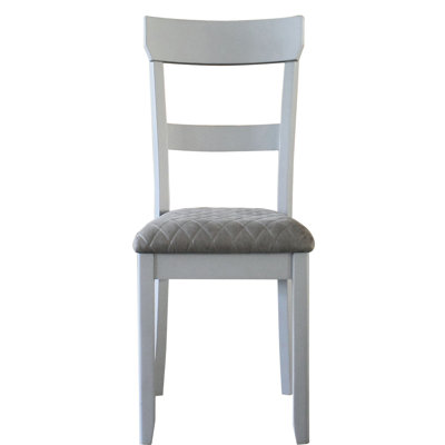 2pcs Chairs With Back, Grey Upholstered Seating, Chair Legs Side Chairs, Foam Seat, Legs, Dining