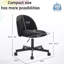 Fauteuil de bureau noir avec chaise de bureau avec roulettes-39090043