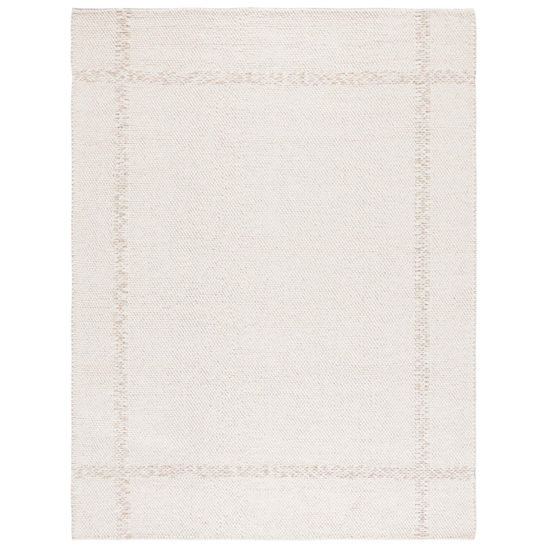 Tolunay Natura Hand Loomed Wool Pile Rug, Rectangle 8' x 10'