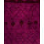 Tapis mauve en laine noué à la main moderne 3 pi 10 po x 6 pi 2 po Copes
