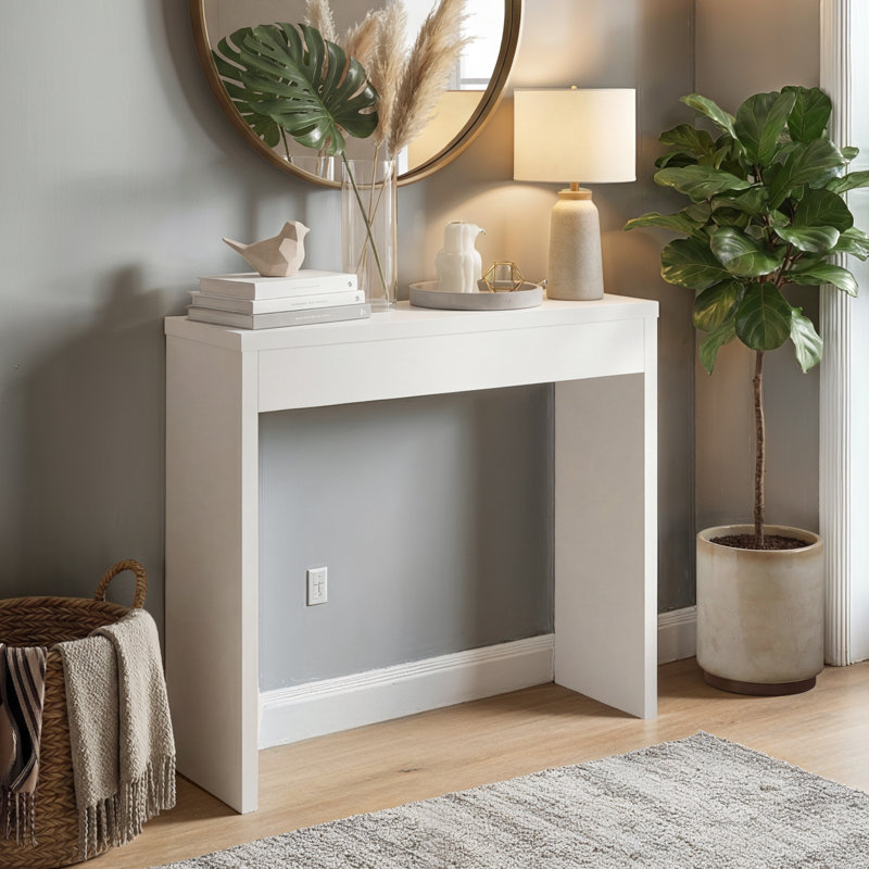 Gillings 31.5'' Console Table, White