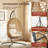 Wicker Hanging Egg Chair With Stand