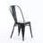 Stackable Iron Dining Chairs (Set of 4)-377185753