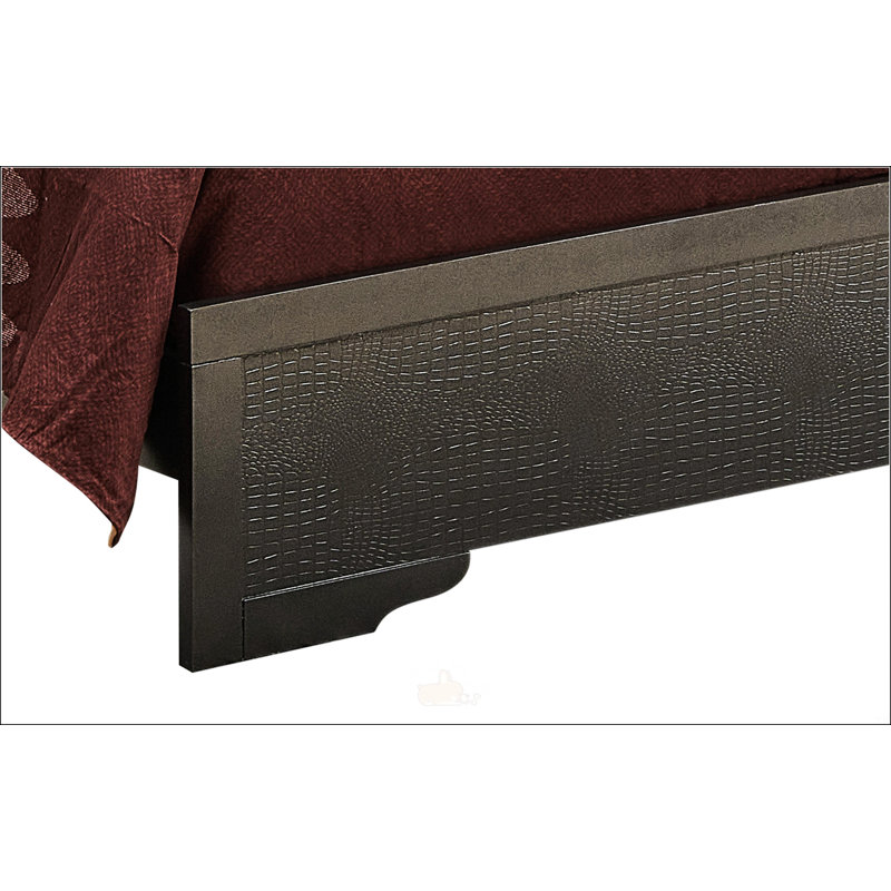 Queen Bed, Black, Queen