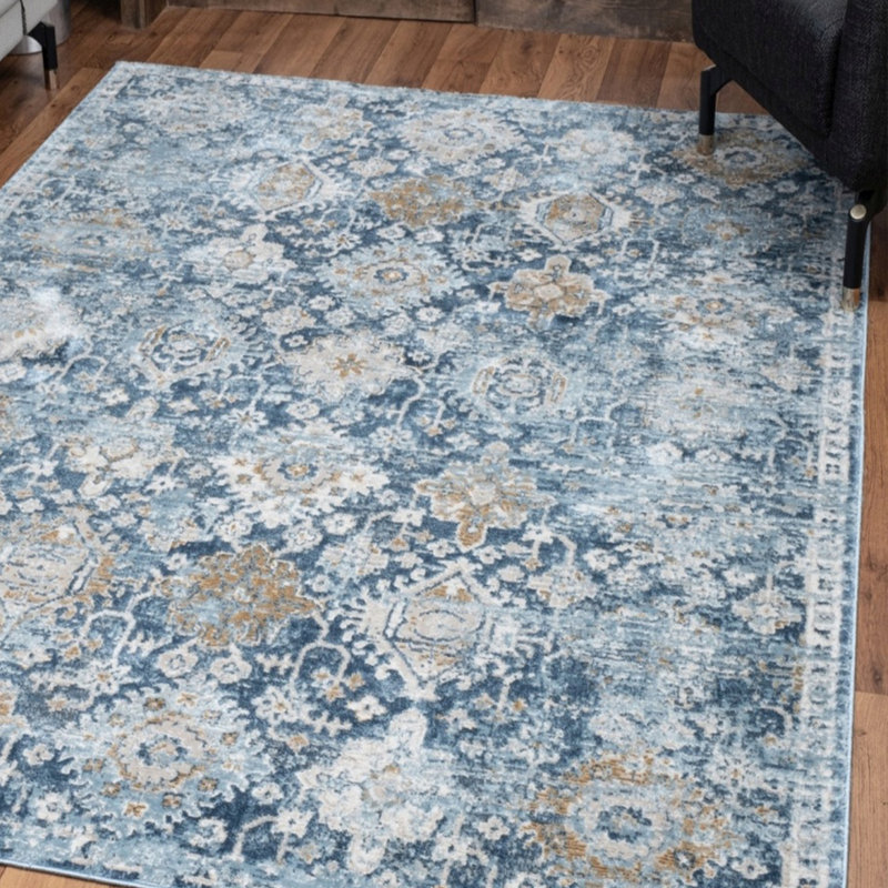 Monka Floral Indoor Rug, Rectangle 5'3" x 7'3"
