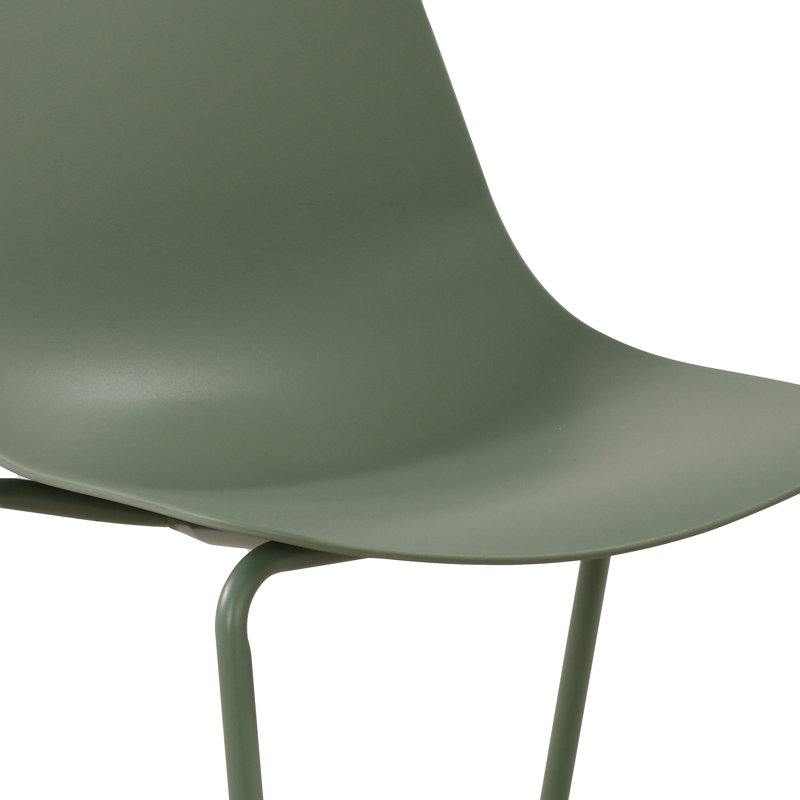Isla Stackable Dining Chair (Set Of 4), Green