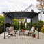 12 pi. L 9 pi. D Pavillon de jardin en acier-107193645