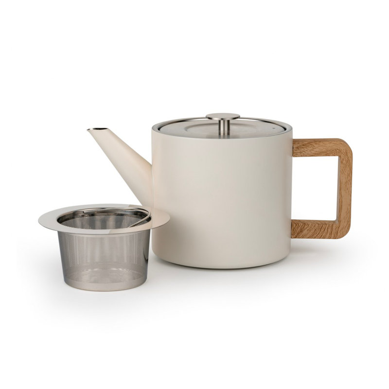 Bredemeijer 1100ml Stainless Steel, White
