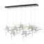 Tura 7-Light Glass Rectangular Pendant-71882329-71882336-79320073