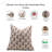 Handmade Cotton Block Print Cushion Cover Elegant Artisan Decorative Pillow for Home Décor- Costal Tulip-97419786