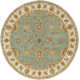 Southshore Handmade Wool Green/Light Beige/Brown Rug