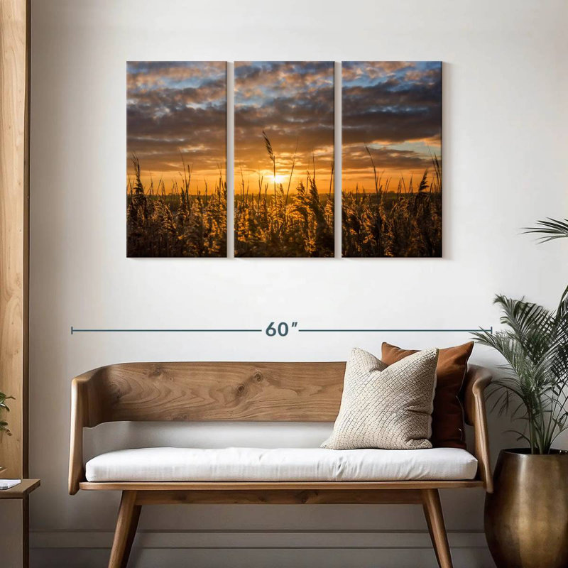 Harnek Setting Beyond The Reeds, 28" H x 45" W