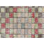 Tapis unique en laine noué à la main des années 1960 de 5 pi 7 po x 8 pi 11 po en brun / beige / rouge