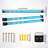 8-Pack Magnetic Tool Holder Strip (Metallic)