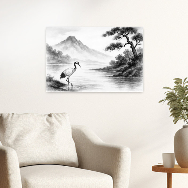 Art contemporain paysage contemporain, H 24 po x l 16 po