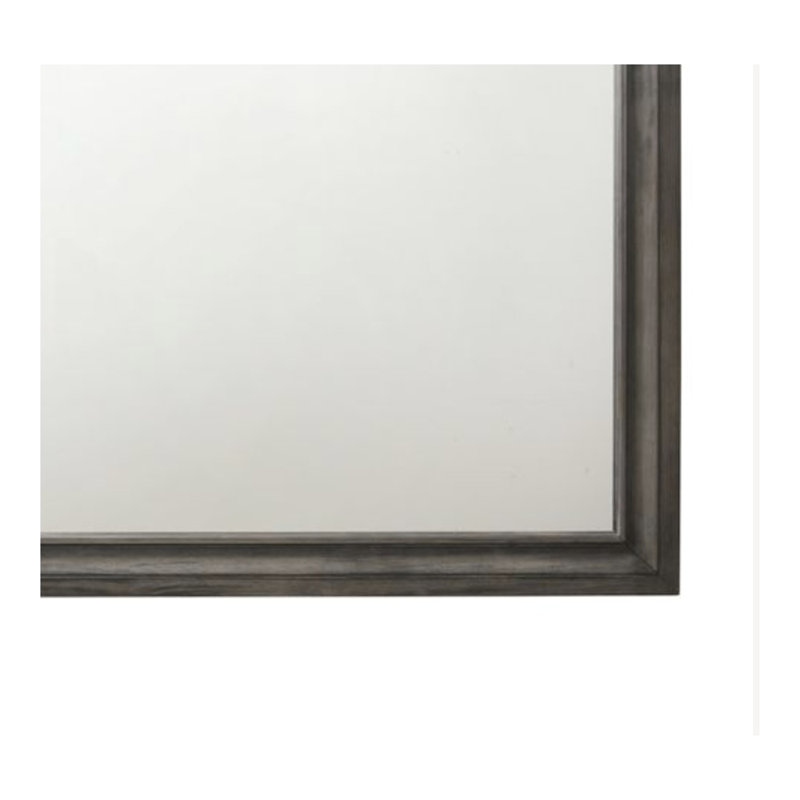 Miroir de coiffeuse à finition grise Naima