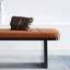 Banc rembourré luxueux pour chambre en cuir-101141527