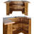 Duddleston 71 " L Teak Solid Wood Bar Cabinet