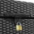 Wicker Deck Box With Wheels, All-Weather Outdoor Storage Box, Rattan Storage Bin For Patio Furniture, Outdoor Cushions, Pool Storage And Garden Tools-114549846-114549843