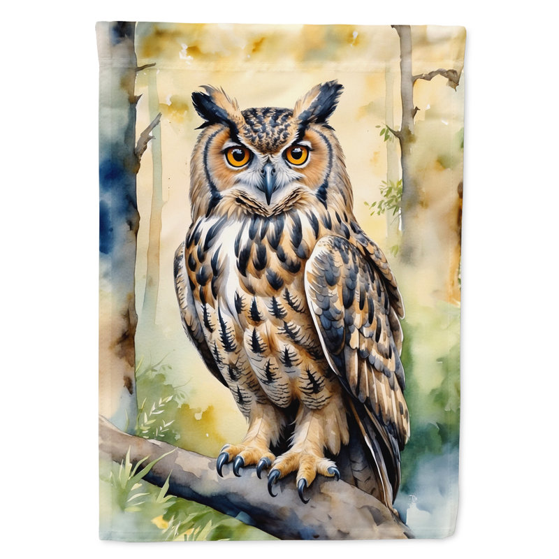 Drapeau de jardin, Eurasian Eagle Owl