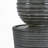 Velistra Tall Striped Concrete Column Fountain With LED Light